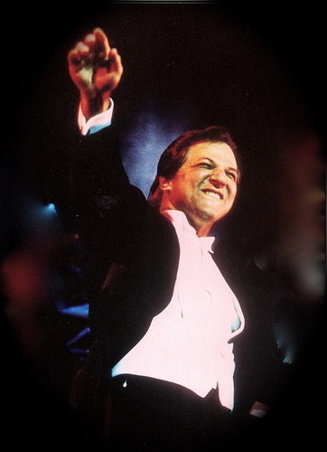 Being introduced on stage with Trans-Siberian Orchestra