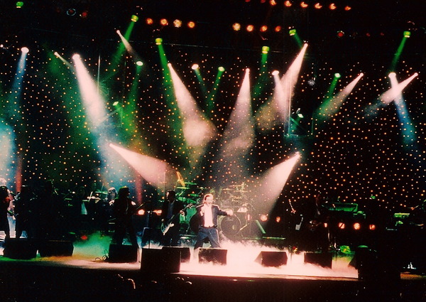 Joe center stage with Trans-Siberian Orchestra